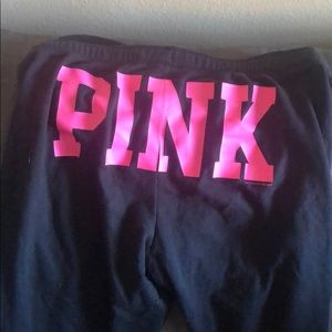 Pink sweatpants